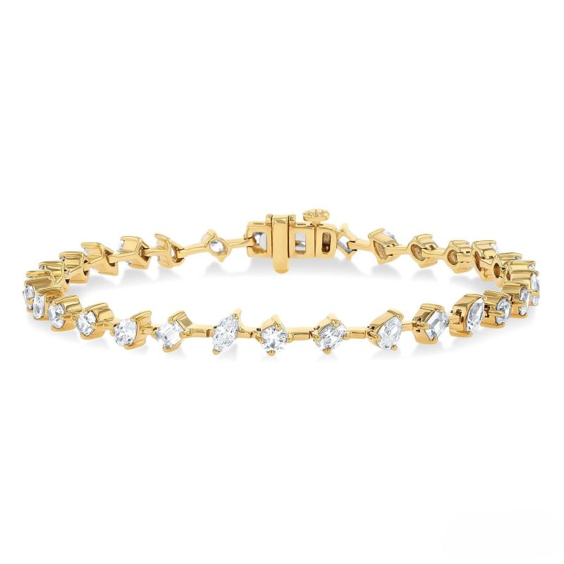 Diamond Mixed Shaped Bracelet